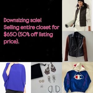 50% off entire closet bundle